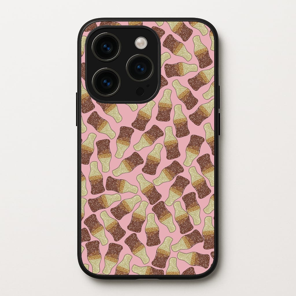Cola Bottles - Sweets Patterns - Sweets Patterns Phone Case for iPhone 15 Pro