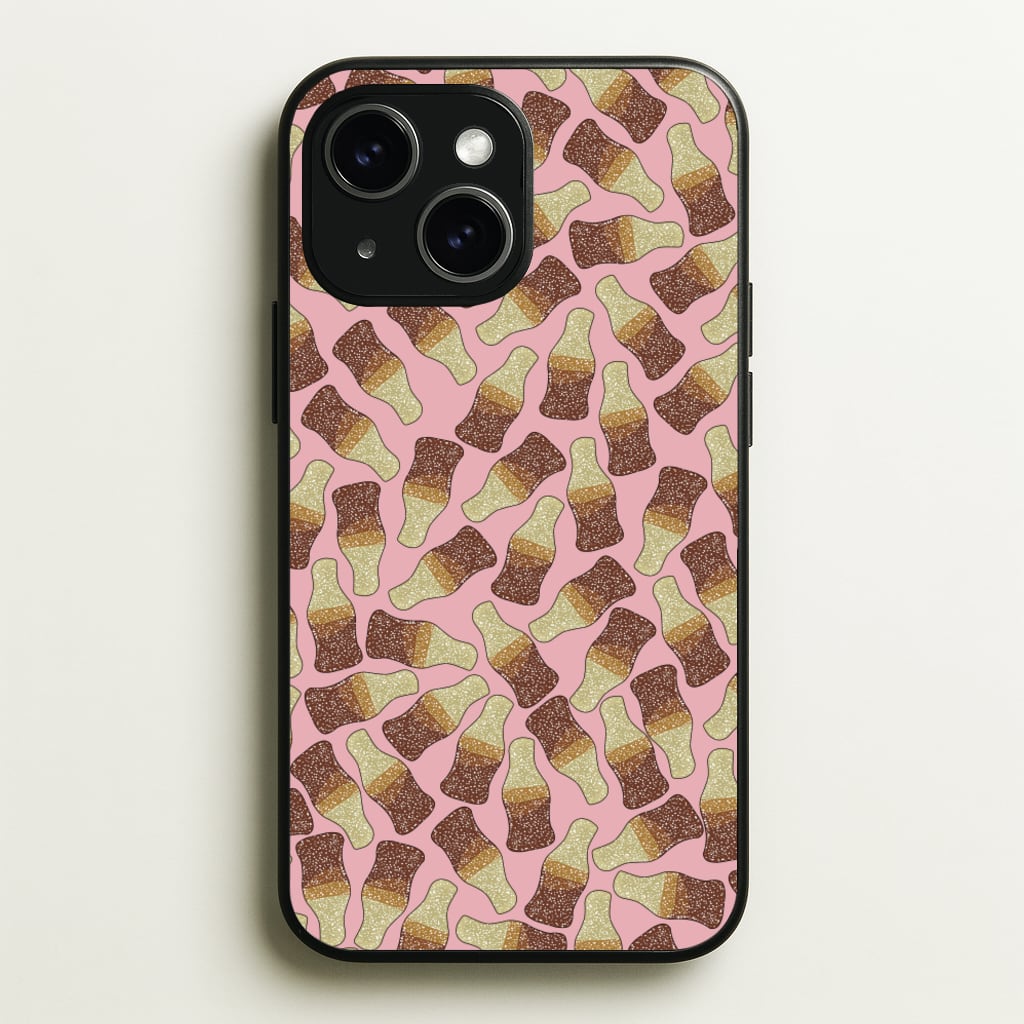 Cola Bottles - Sweets Patterns - Sweets Patterns Phone Case for iPhone 15 Plus