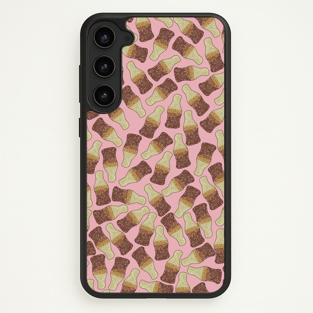 Cola Bottles - Sweets Patterns - Sweets Patterns Phone Case for Galaxy S23 Plus