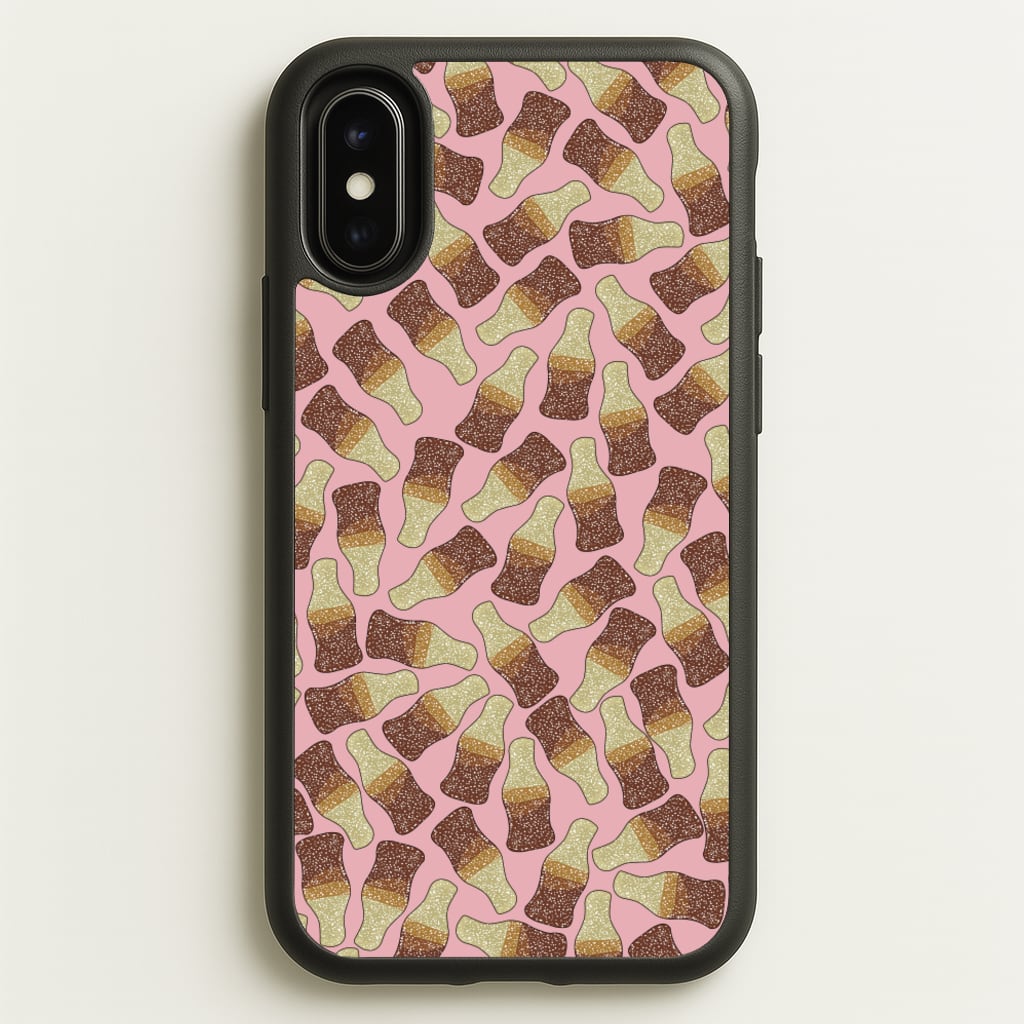 Cola Bottles - Sweets Patterns - Sweets Patterns Phone Case for iPhone X / XS
