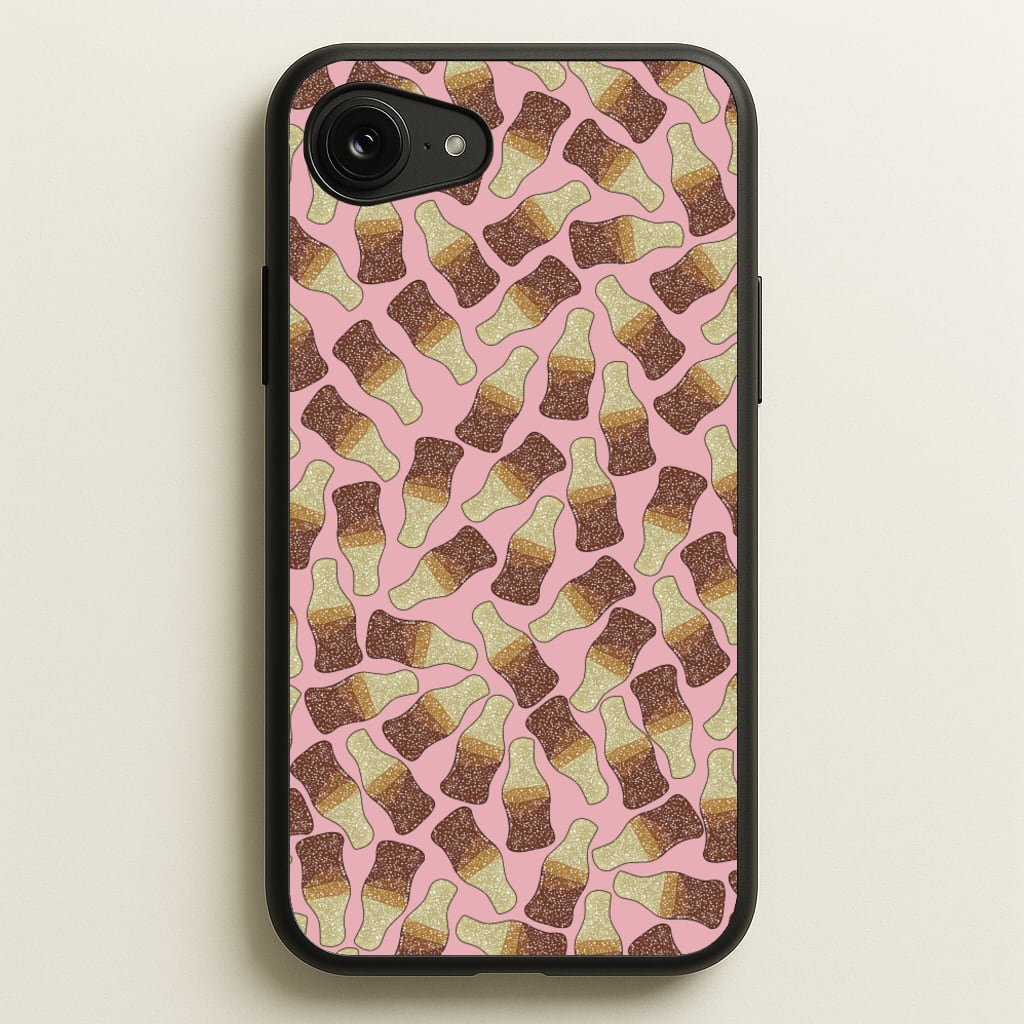 Cola Bottles - Sweets Patterns - Sweets Patterns Phone Case for iPhone 16e