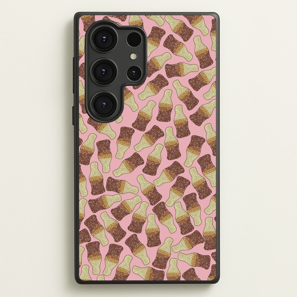 Cola Bottles - Sweets Patterns - Sweets Patterns Phone Case for Galaxy S25 Ultra