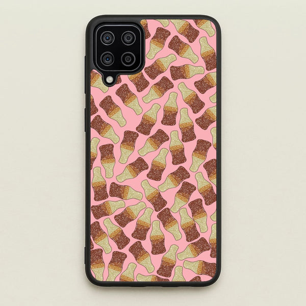 Cola Bottles - Sweets Patterns - Sweets Patterns Phone Case for Galaxy A12