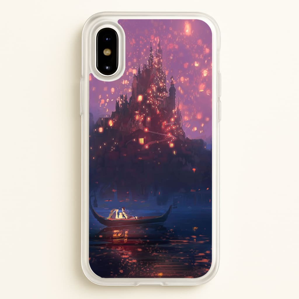 Tangled Chinese Lantern Fairytale - Disney Phone Case for iPhone X / XS