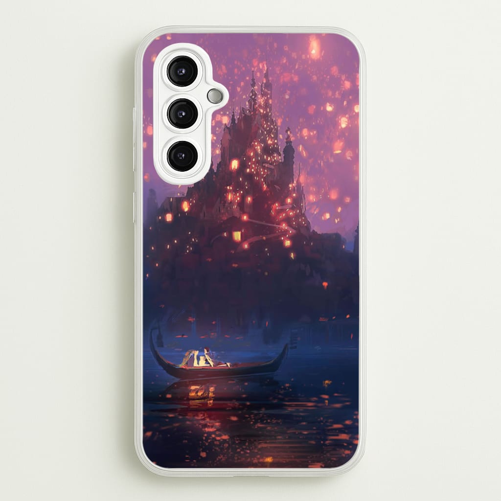 Tangled Chinese Lantern Fairytale - Disney Phone Case for Galaxy A14