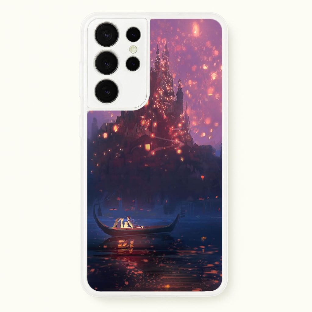 Tangled Chinese Lantern Fairytale - Disney Phone Case for Galaxy S21 Ultra