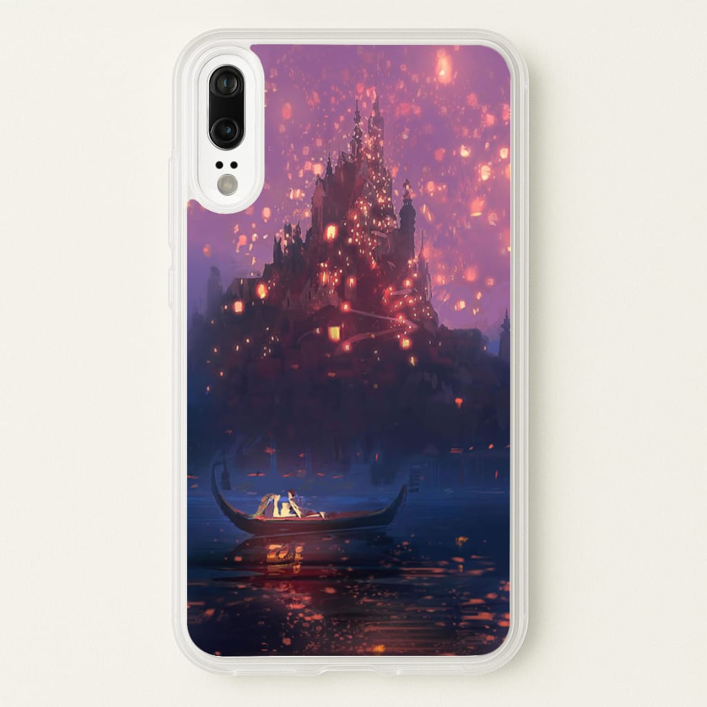Tangled Chinese Lantern Fairytale - Disney Phone Case for Huawei P20