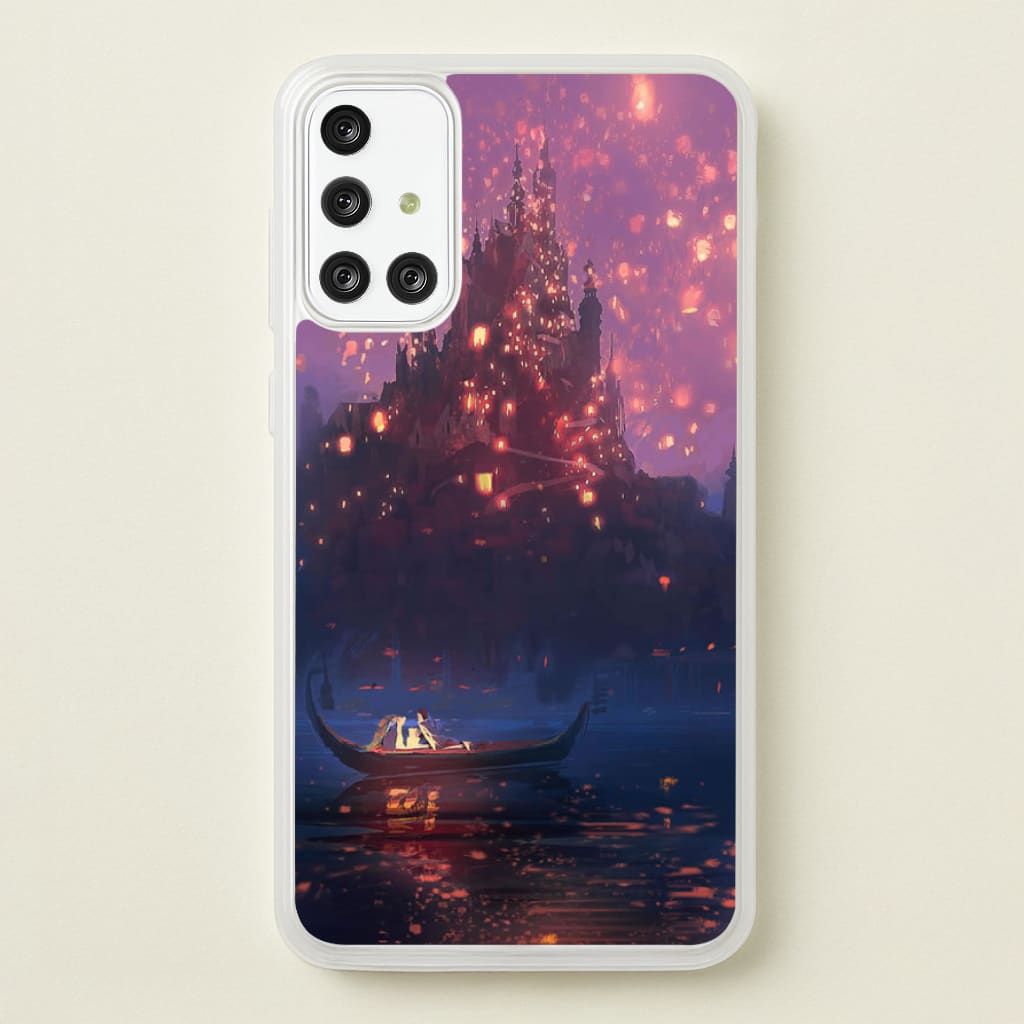 Tangled Chinese Lantern Fairytale - Disney Phone Case for Galaxy A71
