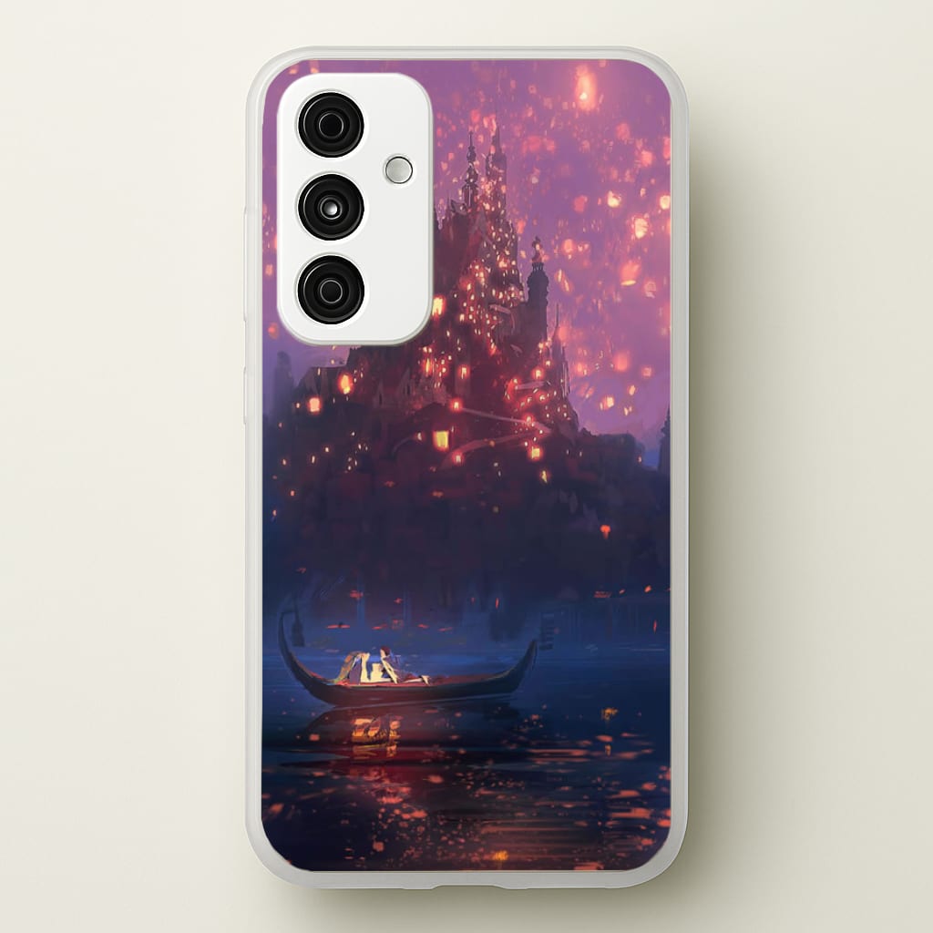 Tangled Chinese Lantern Fairytale - Disney Phone Case for Galaxy A55