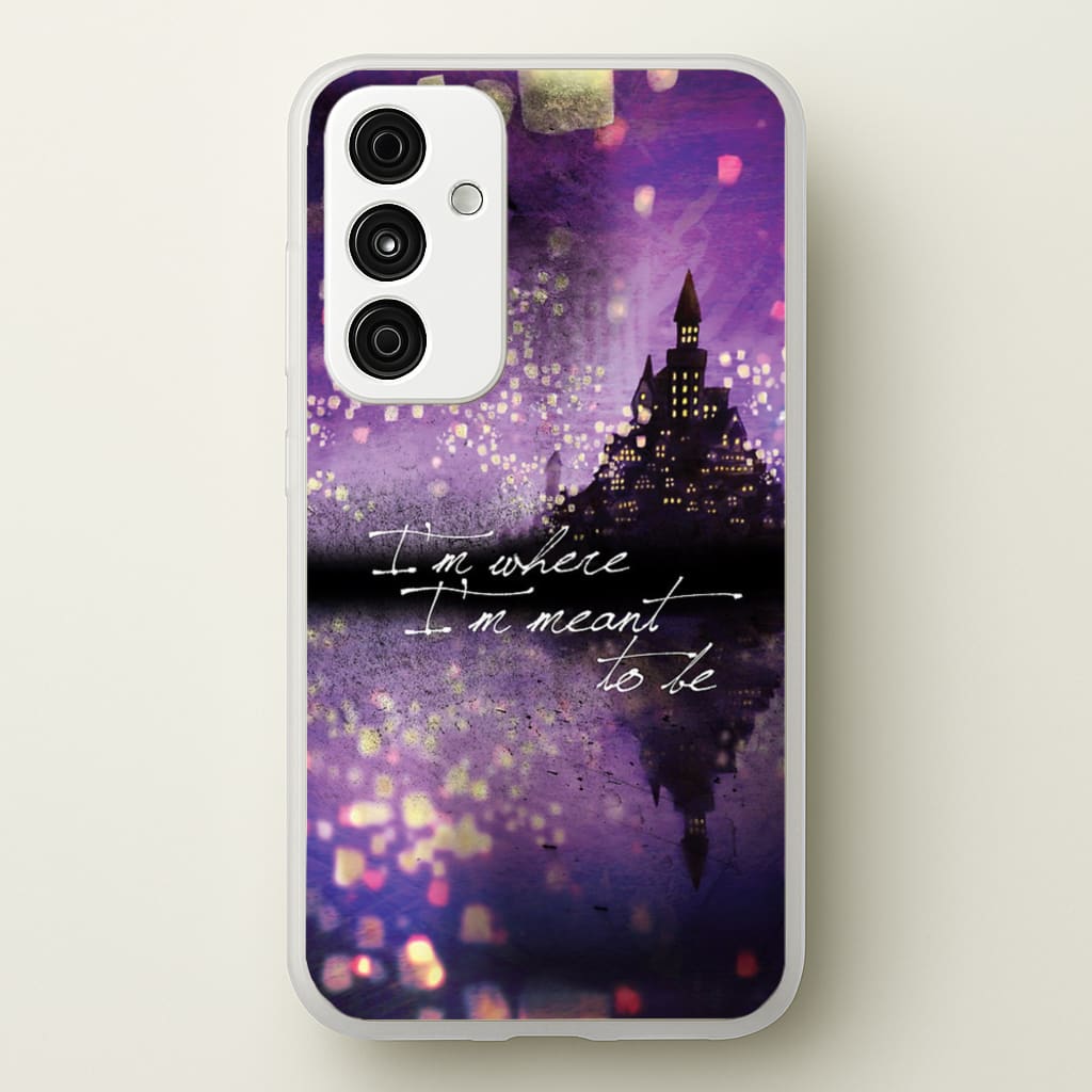 I'm Where I'm Meant To Be Tangled - Disney Phone Case for Galaxy A55
