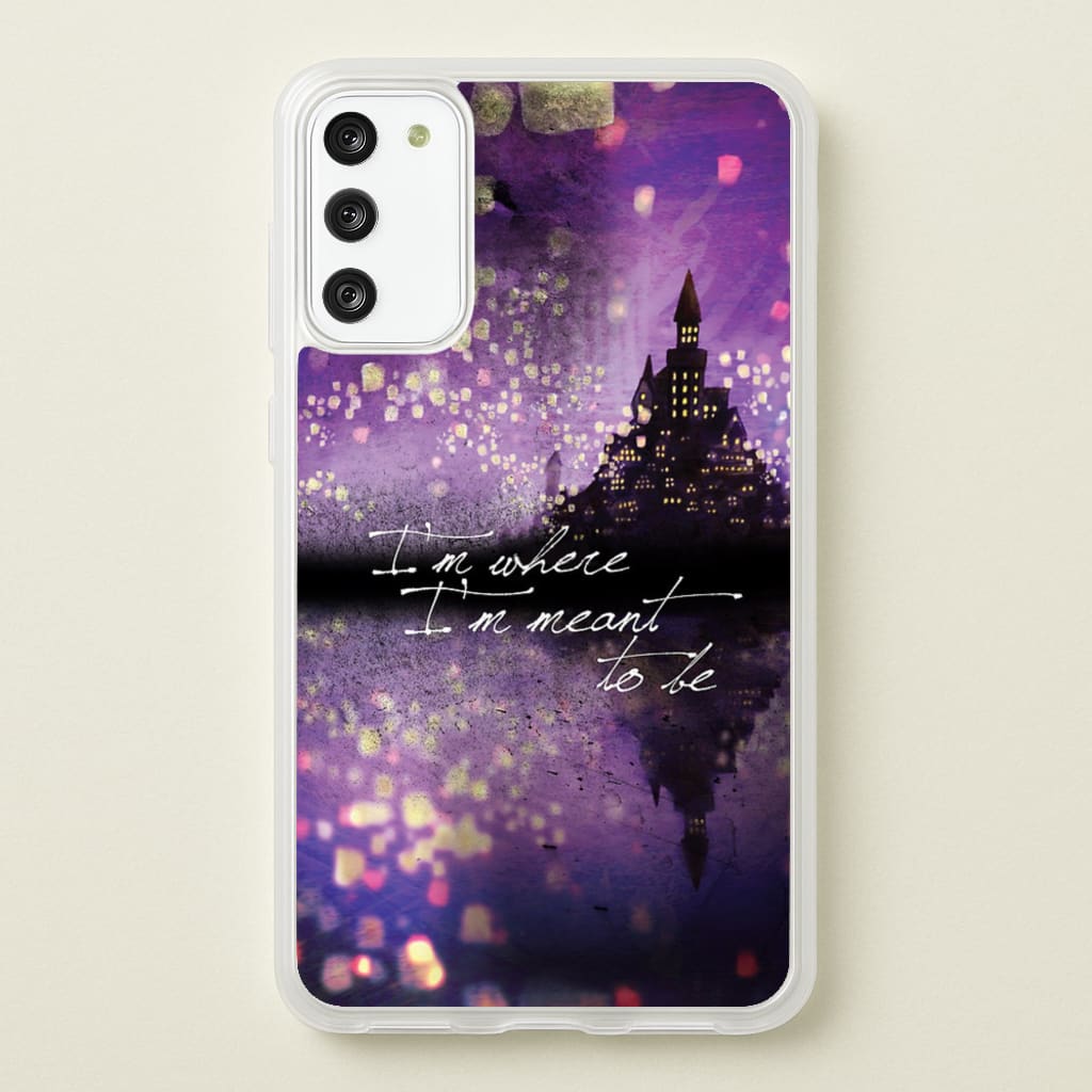 I'm Where I'm Meant To Be Tangled - Disney Phone Case for Galaxy A41