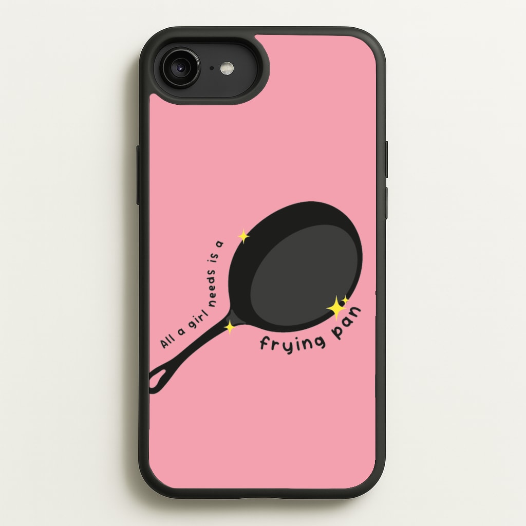 All A Girl Needs Is A Frying Pan - Tangled Phone Case for iPhone 6 Plus / 7 Plus / 8 Plus