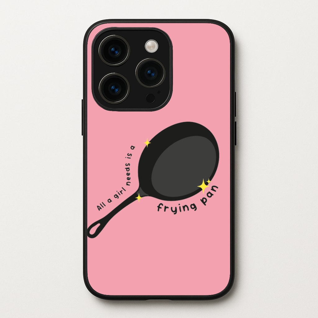 All A Girl Needs Is A Frying Pan - Tangled Phone Case for iPhone 14 Pro