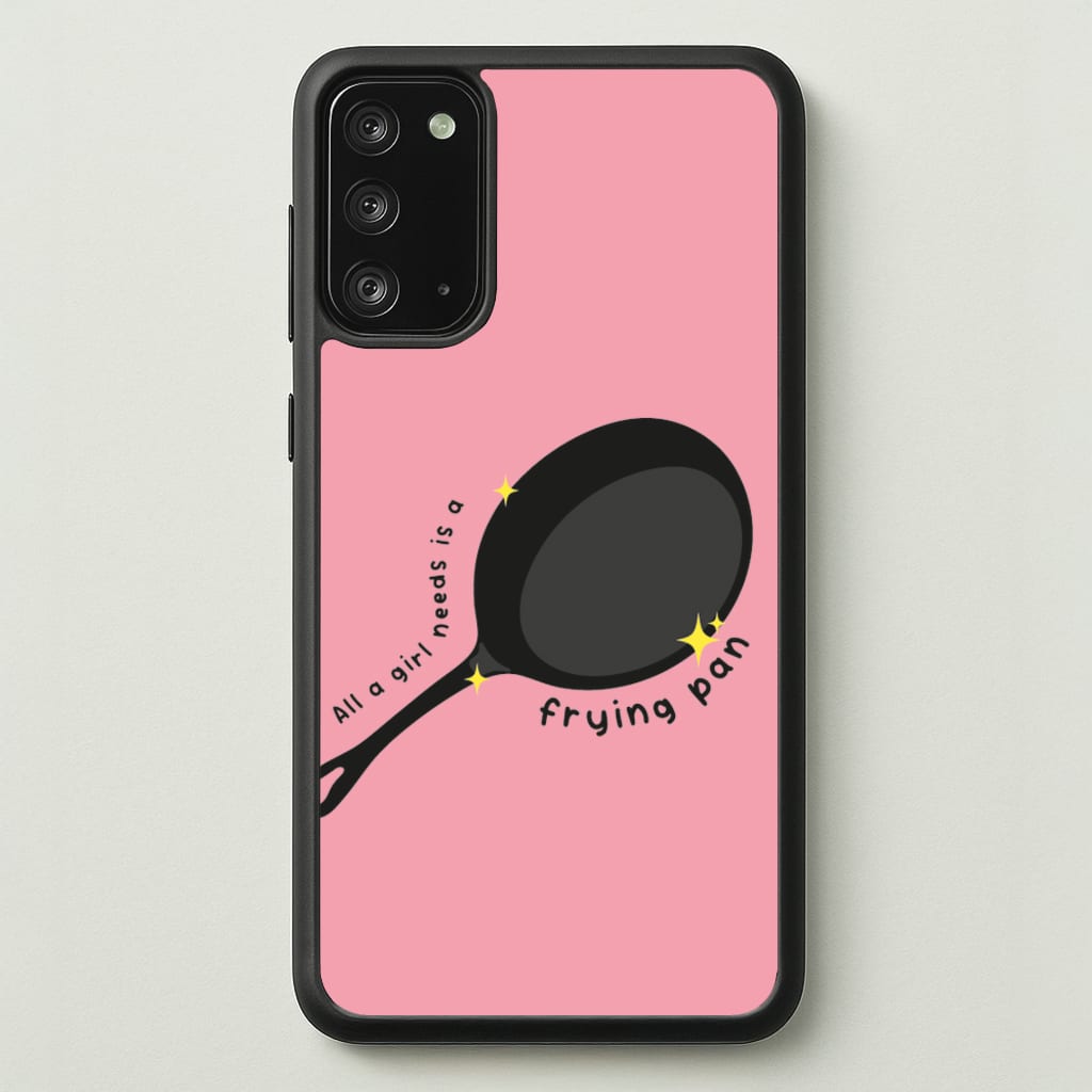 All A Girl Needs Is A Frying Pan - Tangled Phone Case for Galaxy Note 20