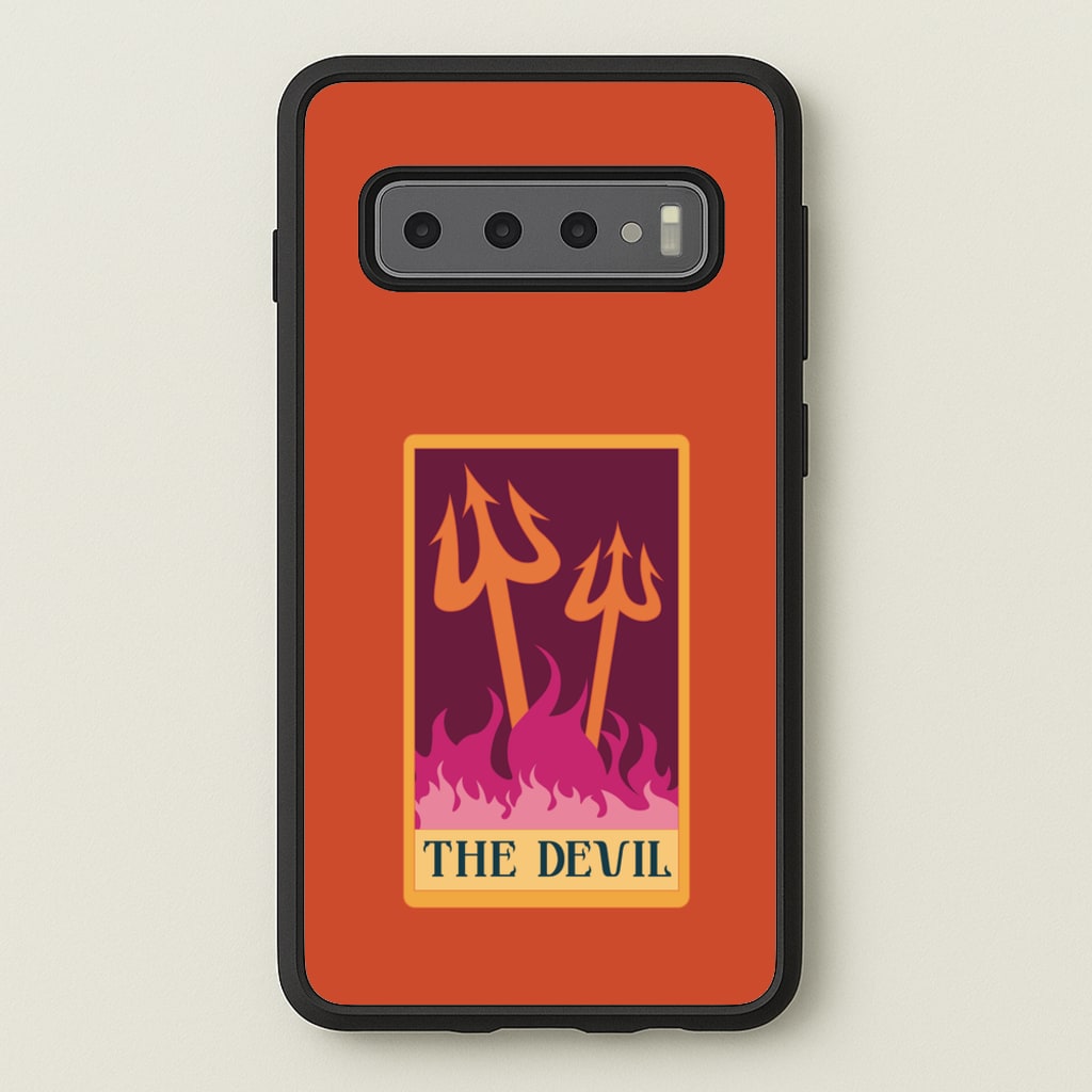 The Devil - Tarot Cards - Tarot Cards Phone Case for Galaxy S10