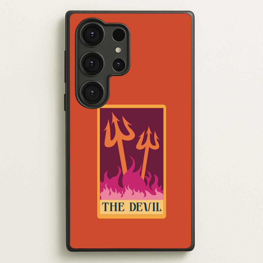 The Devil - Tarot Cards - Tarot Cards Phone Case for Galaxy S25 Ultra