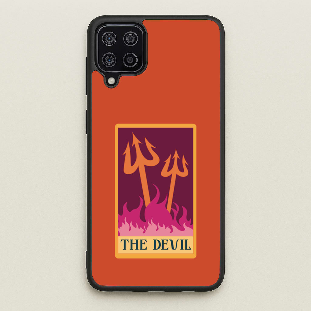 The Devil - Tarot Cards - Tarot Cards Phone Case for Galaxy A12