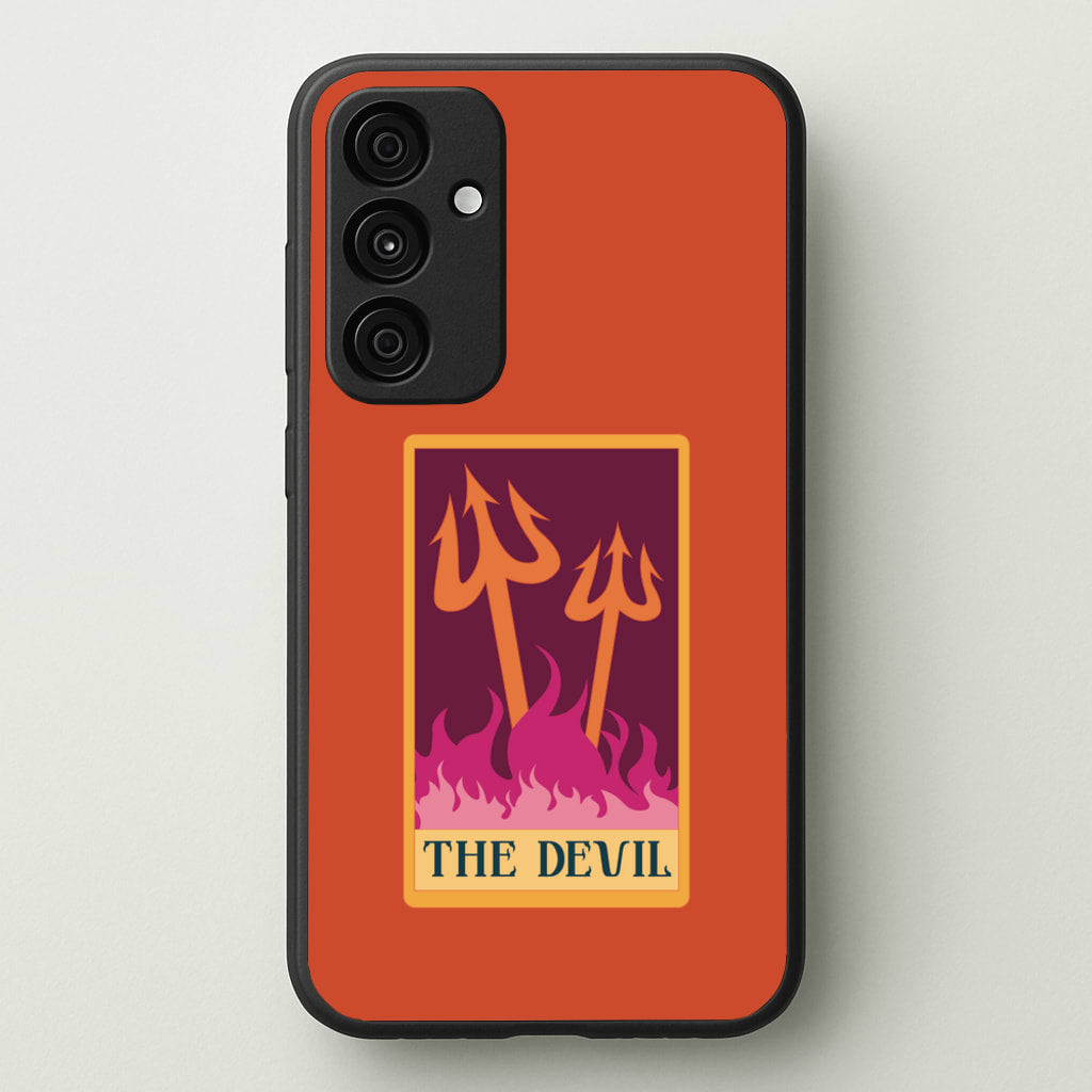 The Devil - Tarot Cards - Tarot Cards Phone Case for Galaxy A55