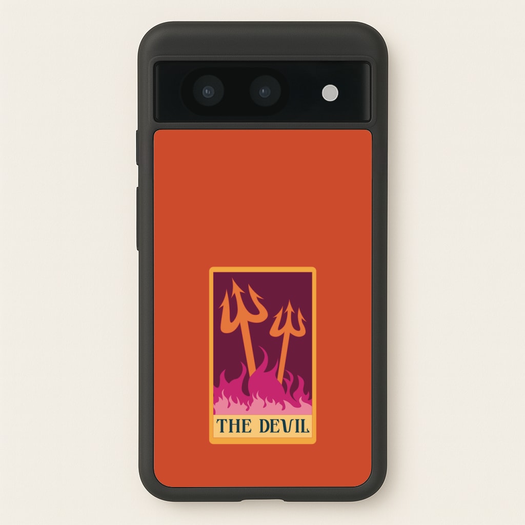 The Devil - Tarot Cards - Tarot Cards Phone Case for Google Pixel 8a