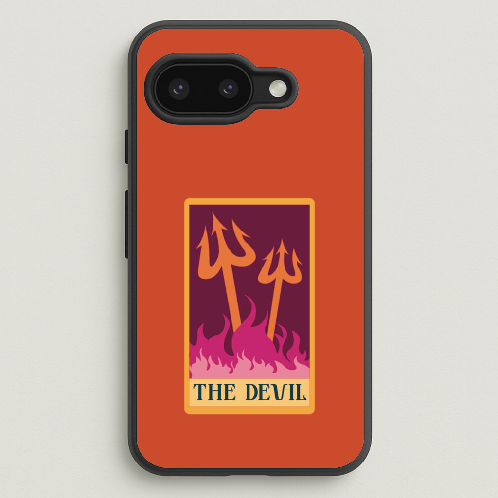 The Devil - Tarot Cards - Tarot Cards Phone Case for Google Pixel 9a