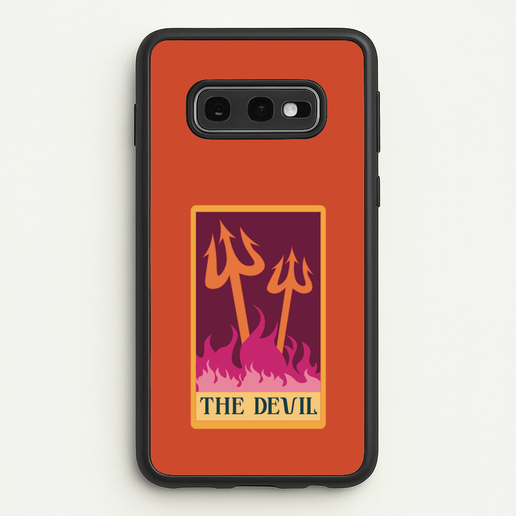 The Devil - Tarot Cards - Tarot Cards Phone Case for Galaxy S10e