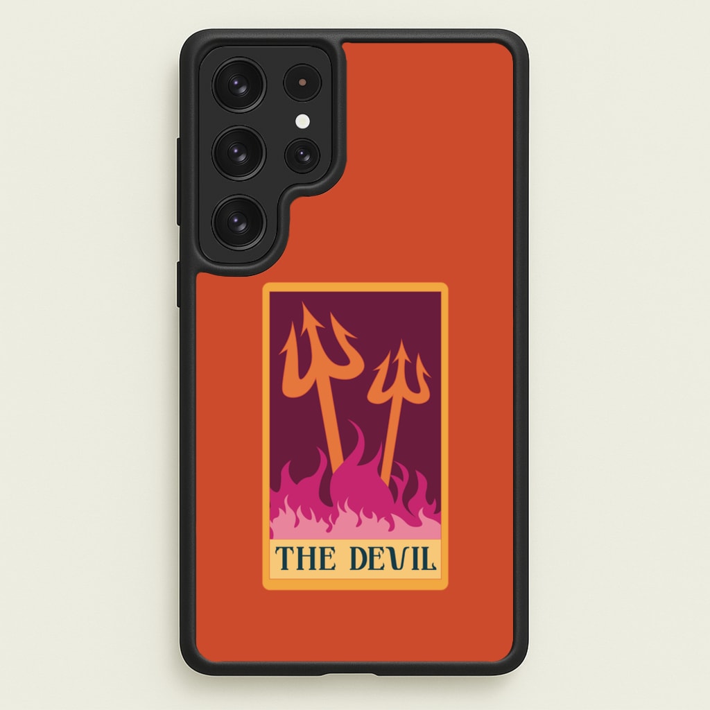 The Devil - Tarot Cards - Tarot Cards Phone Case for Galaxy S22 Ultra