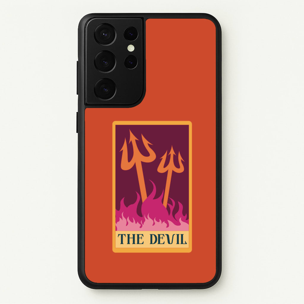 The Devil - Tarot Cards - Tarot Cards Phone Case for Galaxy S21 Ultra