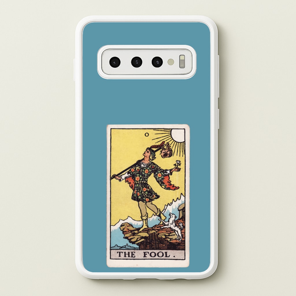 The Fool Tarot Card - Tarot Cards Phone Case for Galaxy S10