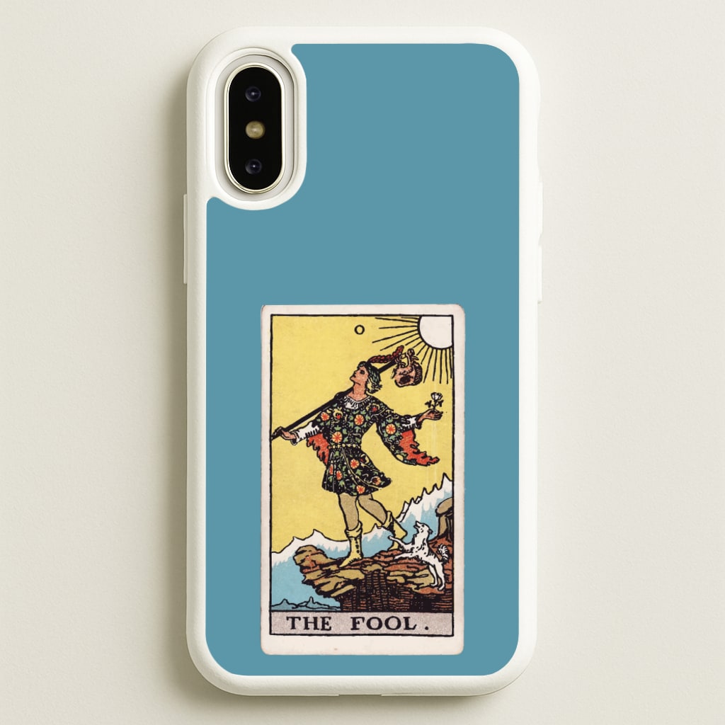 The Fool Tarot Card - Tarot Cards Phone Case for iPhone X / XS