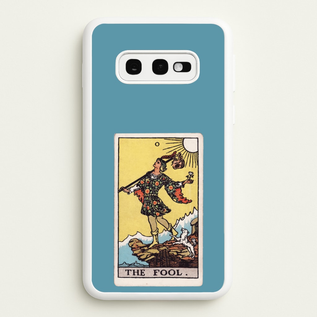 The Fool Tarot Card - Tarot Cards Phone Case for Galaxy S10e