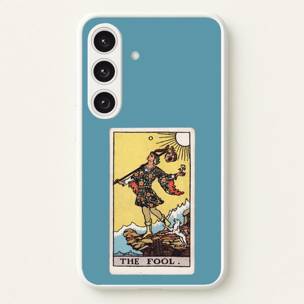 The Fool Tarot Card - Tarot Cards Phone Case for Galaxy S25