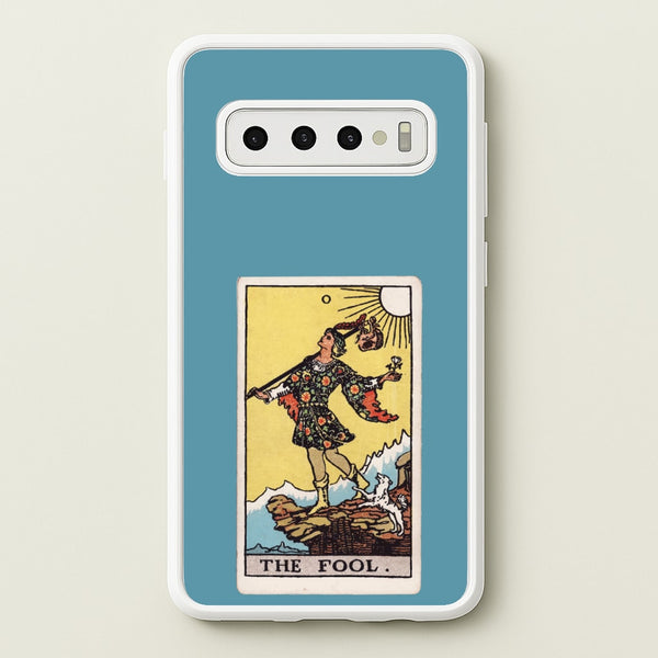 The Fool Tarot Card - Tarot Cards Phone Case for Galaxy S10 Plus