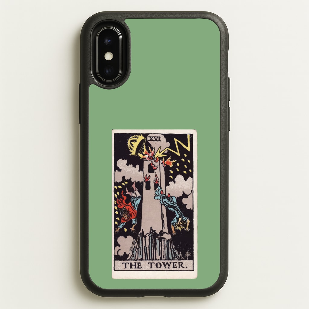Tarot Card XVI - Tarot Cards Phone Case for iPhone X / XS