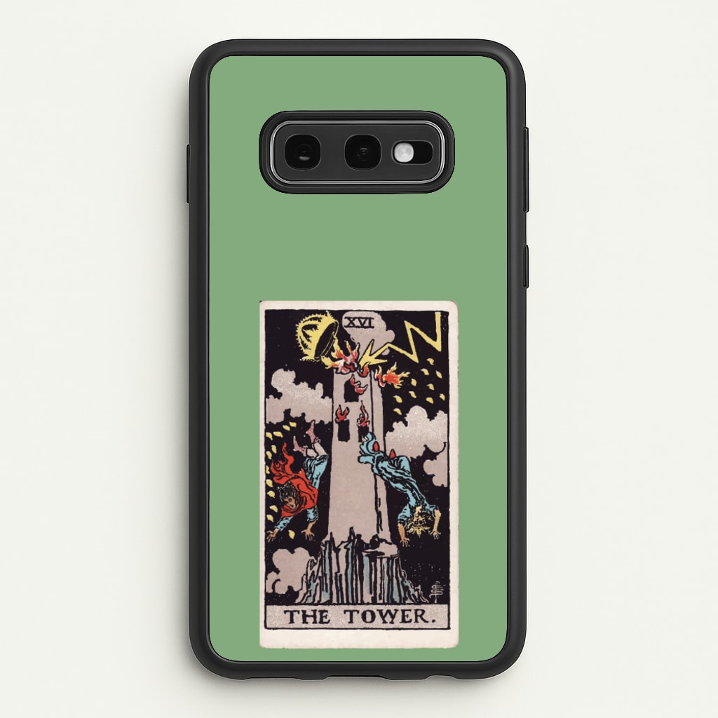 Tarot Card XVI - Tarot Cards Phone Case for Galaxy S10e