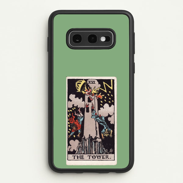 Tarot Card XVI - Tarot Cards Phone Case for Galaxy S10e