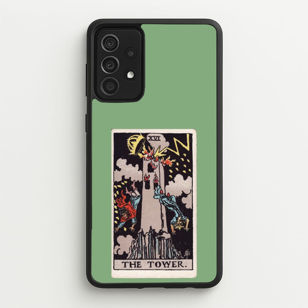 Tarot Card XVI - Tarot Cards Phone Case for Galaxy A52 / A52s