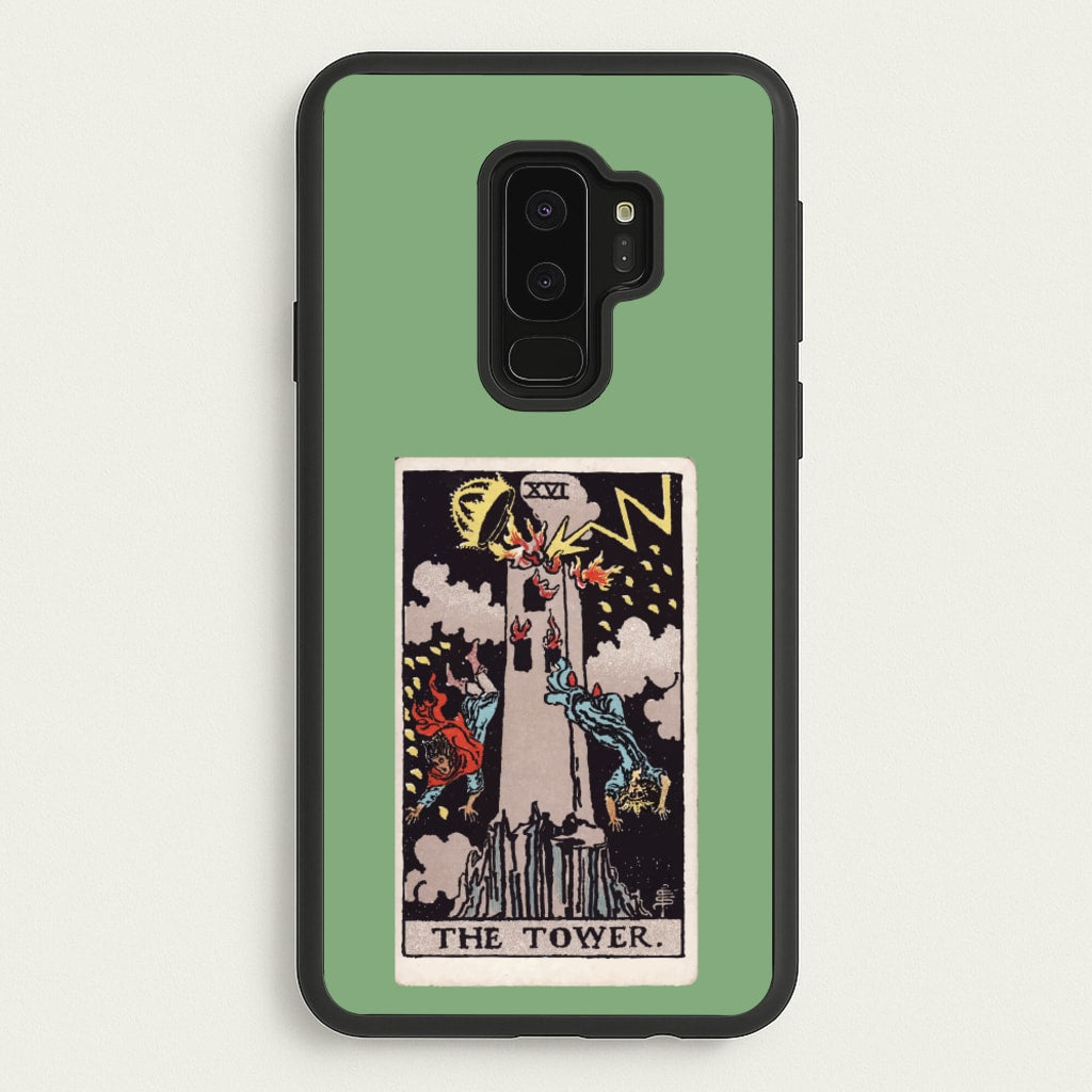 Tarot Card XVI - Tarot Cards Phone Case for Galaxy S9 Plus