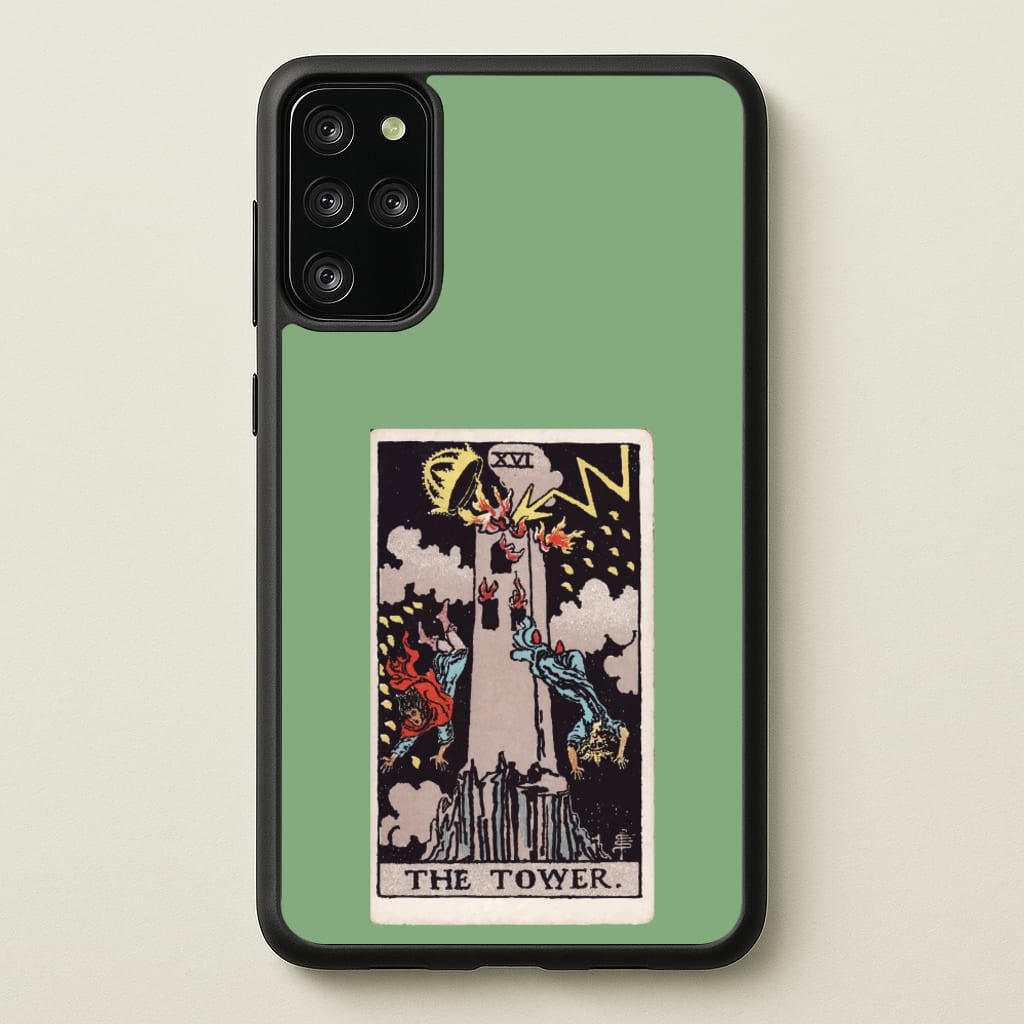 Tarot Card XVI - Tarot Cards Phone Case for Galaxy S20 Plus