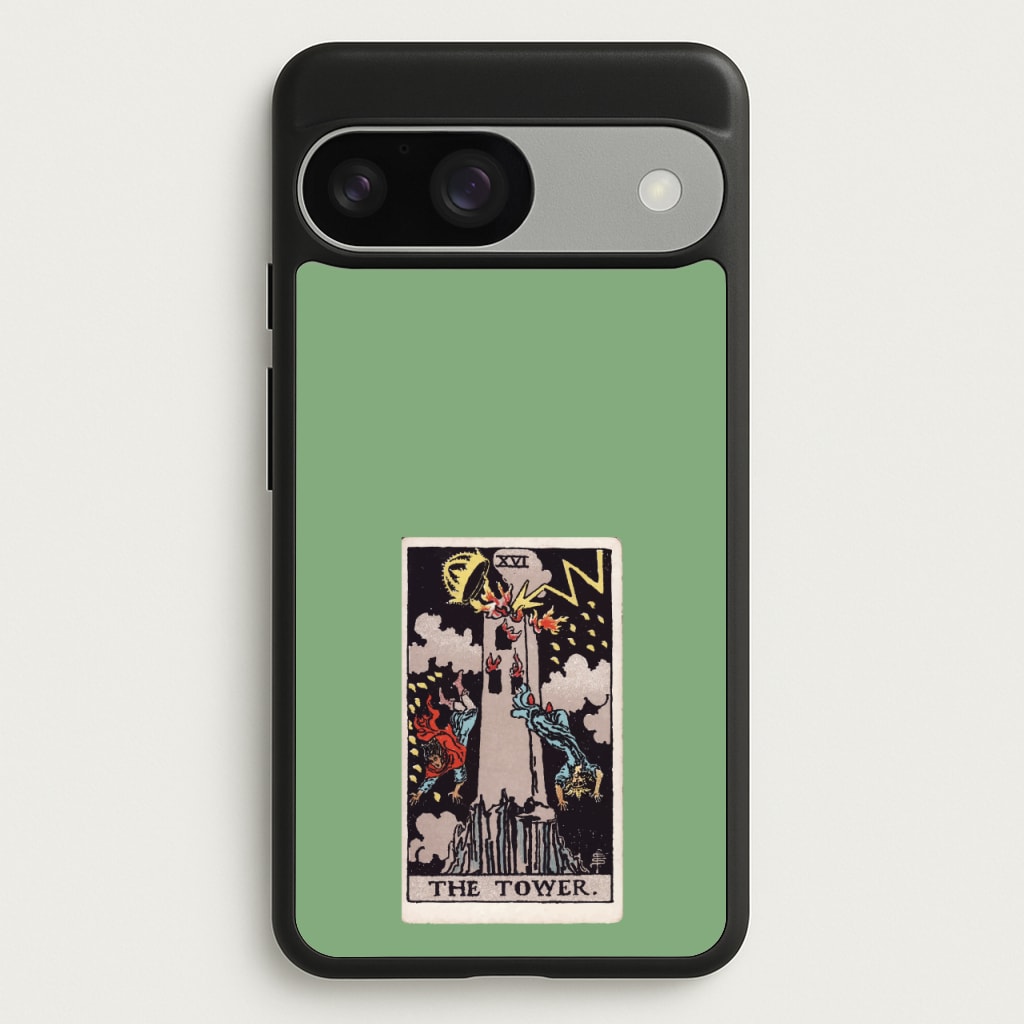 Tarot Card XVI - Tarot Cards Phone Case for Google Pixel 9 / 9 Pro