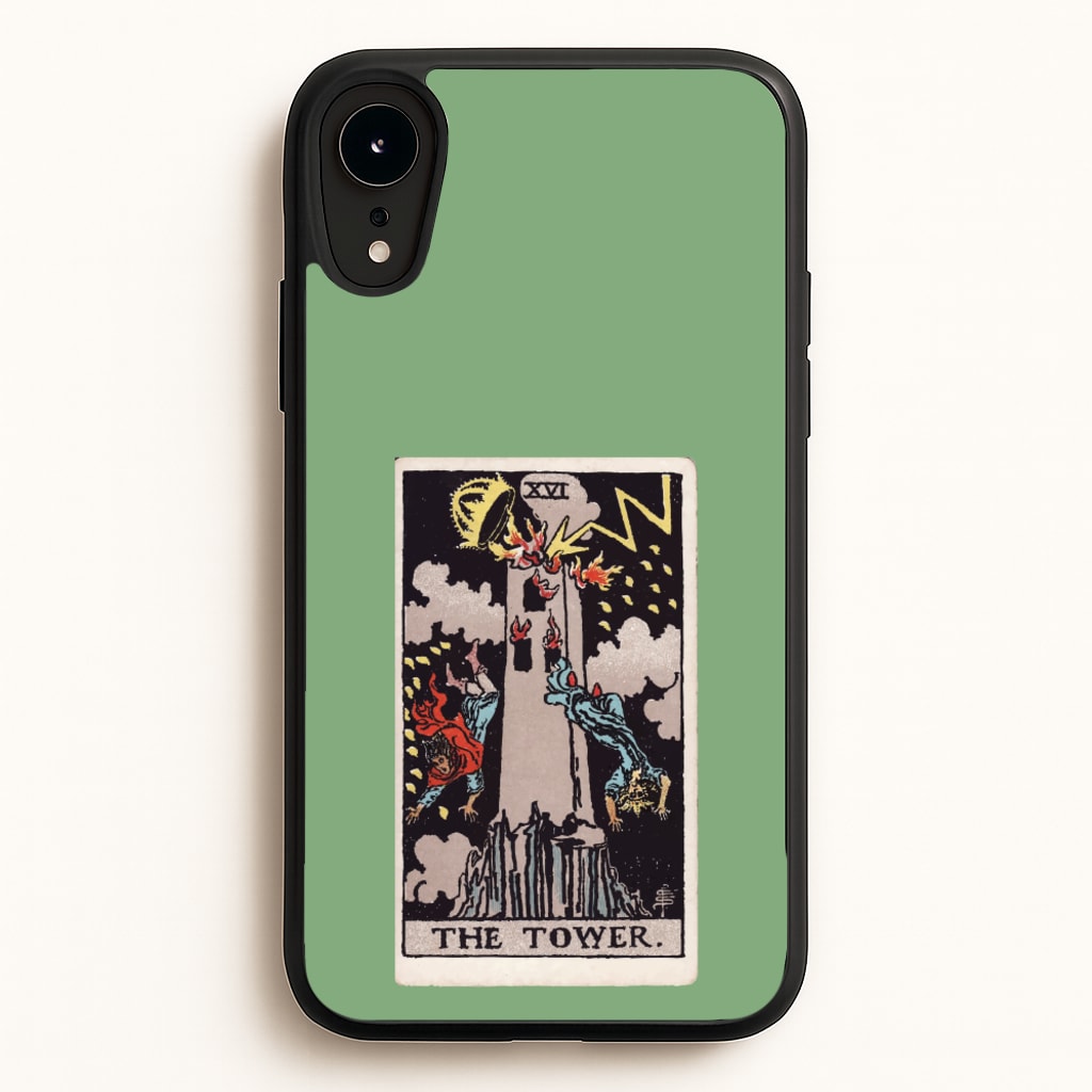 Tarot Card XVI - Tarot Cards Phone Case for iPhone XR