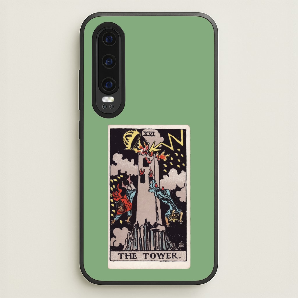 Tarot Card XVI - Tarot Cards Phone Case for Huawei P30