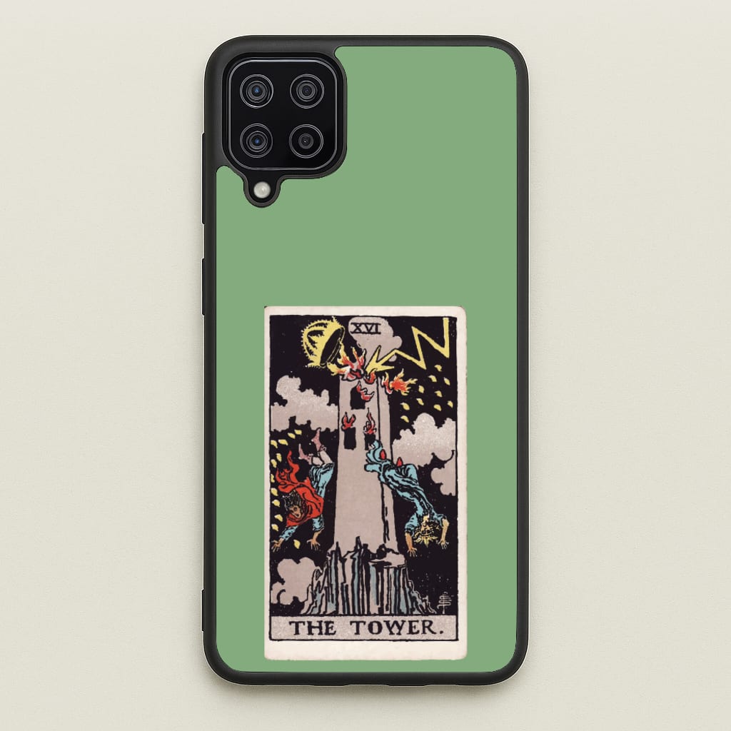 Tarot Card XVI - Tarot Cards Phone Case for Galaxy A12