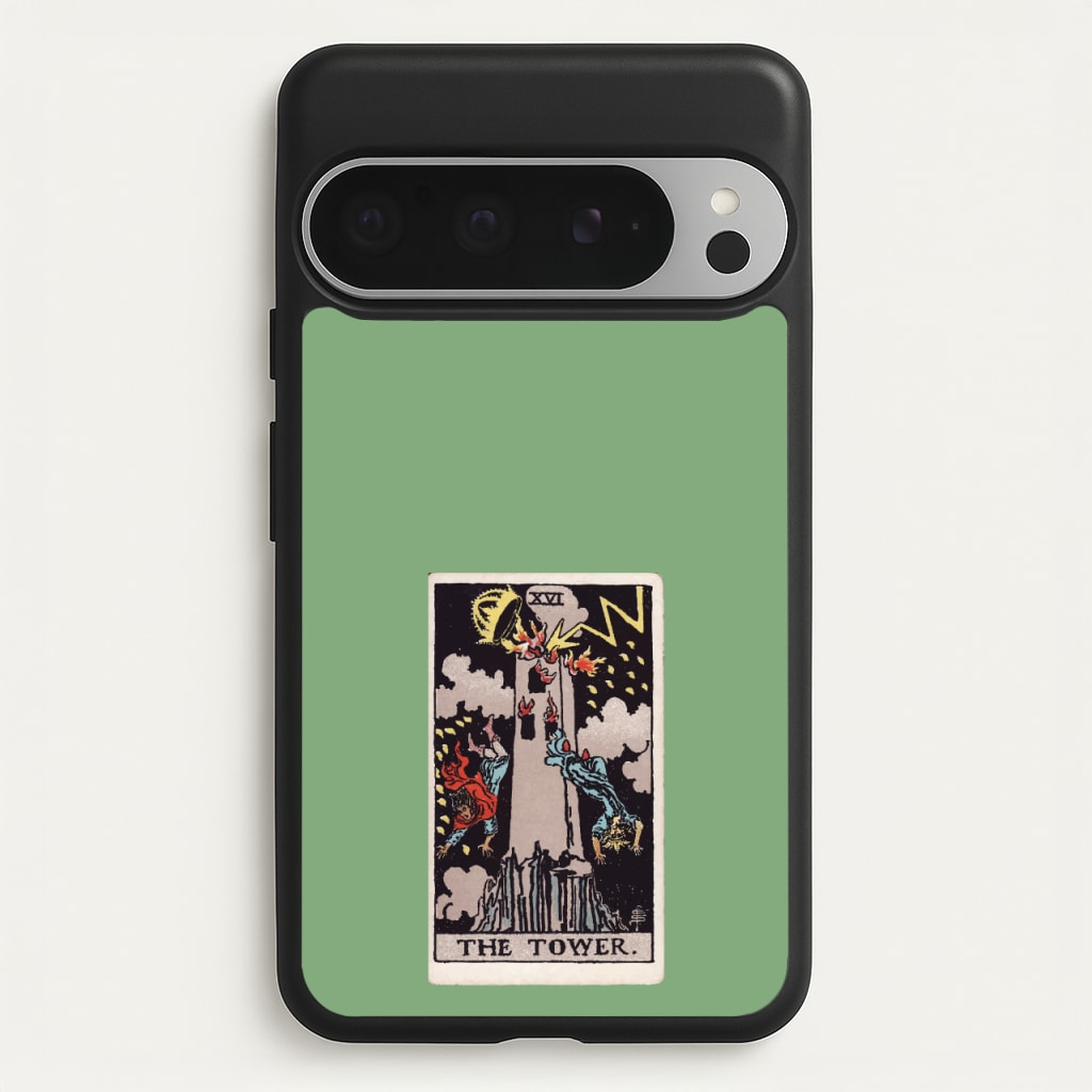 Tarot Card XVI - Tarot Cards Phone Case for Google Pixel 9 Pro XL