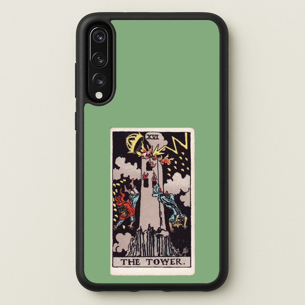 Tarot Card XVI - Tarot Cards Phone Case for Huawei P20 Pro