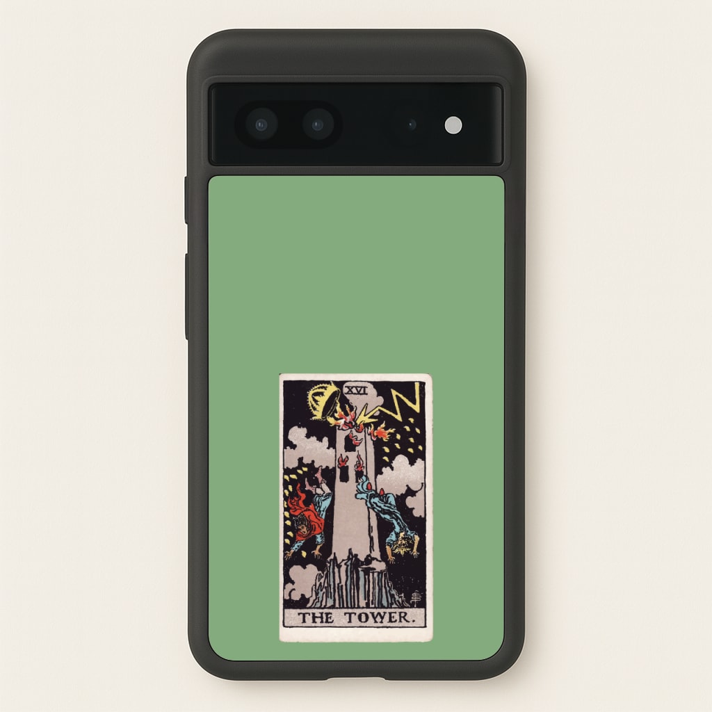 Tarot Card XVI - Tarot Cards Phone Case for Google Pixel 7