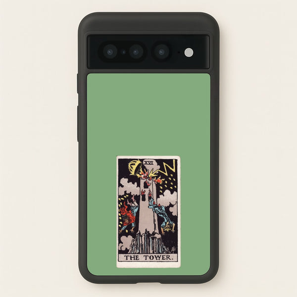 Tarot Card XVI - Tarot Cards Phone Case for Google Pixel 7 Pro
