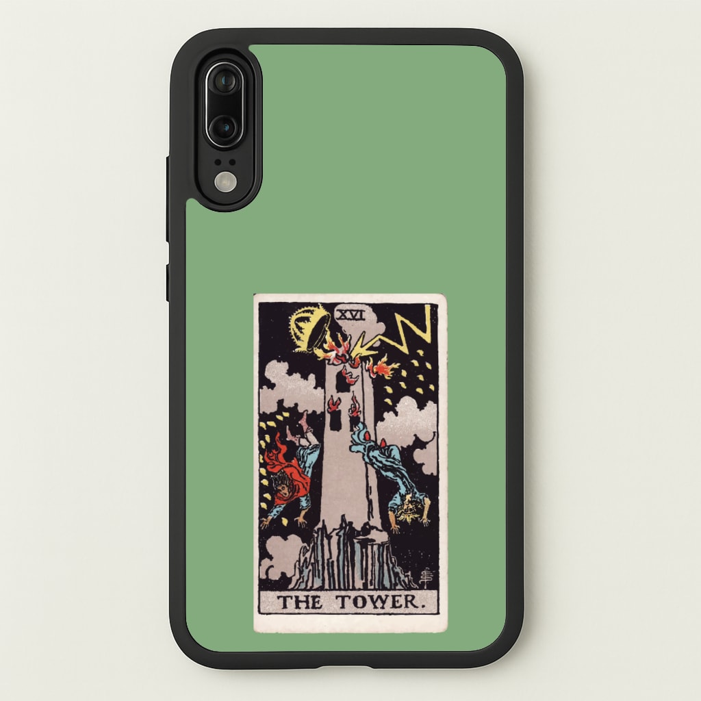 Tarot Card XVI - Tarot Cards Phone Case for Huawei P20