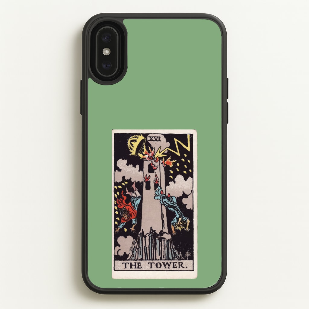 Tarot Card XVI - Tarot Cards Phone Case for iPhone XS Max