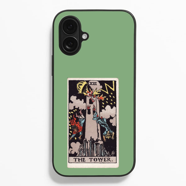 Tarot Card XVI - Tarot Cards Phone Case for iPhone 16 Plus