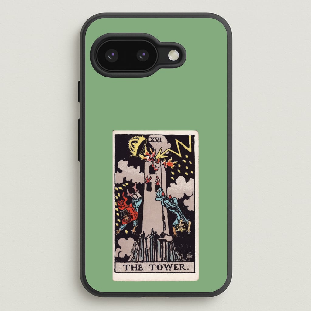 Tarot Card XVI - Tarot Cards Phone Case for Google Pixel 9a